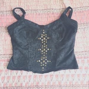 Studded Crop Top